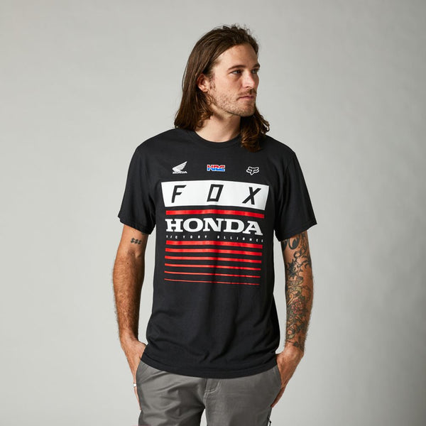 Tee-Shirt Fox Racing Honda Hrc Noir