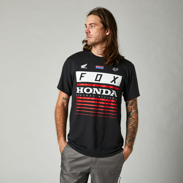 Tee-Shirt Fox Racing Honda Hrc Noir
