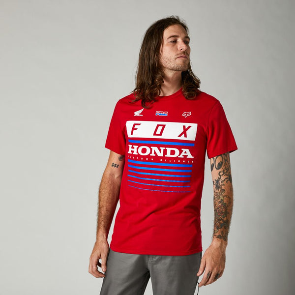 Tee-Shirt Fox Racing Honda Hrc Rouge