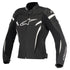 Blouson homologué Alpinestars Stella Gp Plus R V3 Leather Jacket Black White