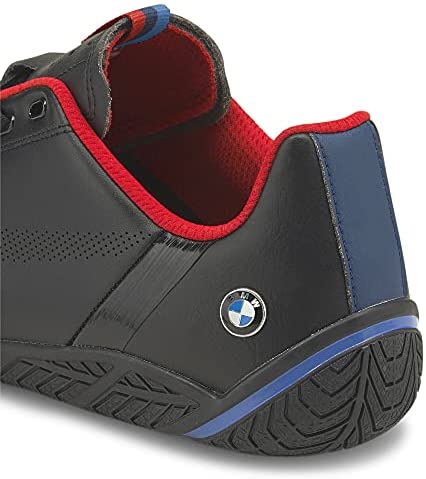 Destockage Chaussures Basket Puma Bmw MMS RDG cat 30694001 Cat Noir Blanc Bleu