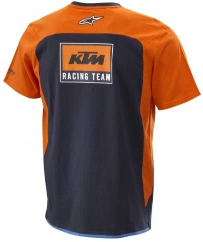 Tee-Shirt Ktm Racing Team Replica Orange Bleu
