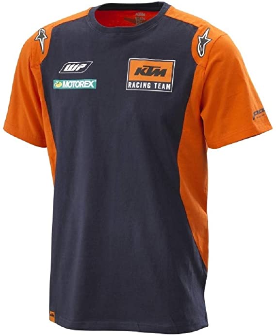 Tee-Shirt Ktm Racing Team Replica Orange Bleu