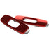Signes de remplacement Oakley Batwolf icon rouge anodisés