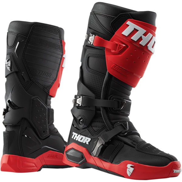 Bottes Thor Articulées Radial Noir Rouge