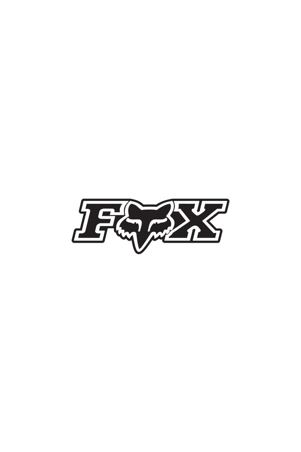Stickers Autocollant Fox Racing Corporate 7 Noir