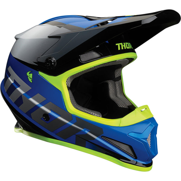 Casque Thor Helmet Sector Fader Noir Blanc
