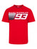 DESTOCKAGE Tee Shirt Marc Marquez Stripes 93