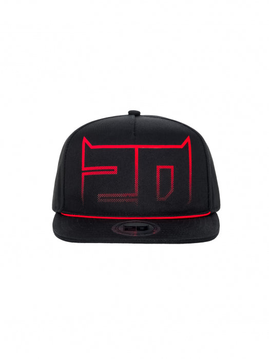 Casquette Fabio Quartararo Flat Big Flock 20 Noir