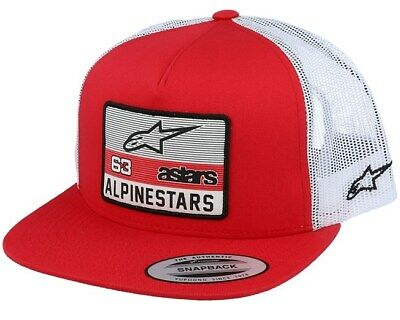 Casquette Alpinestars Sponsored Hat Blanc Rouge