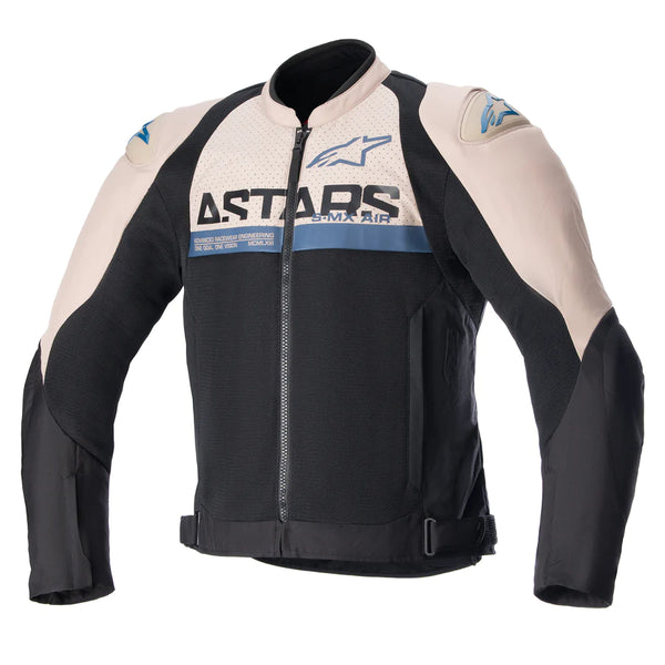 BLOUSON ALPINESTARS SMX AIR JACKET LIGHT BROWN / BLACK / SODALITE BLUE 3306523 8177