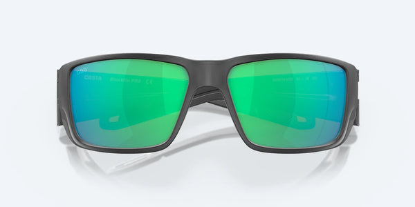 Lunette Costa Sunglasses BlackFin Pro 11 Matte Black Green Mirror Polarisée 580G 06S9078 7311