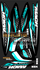Planche Stickers Mach G Bleu Turquoise