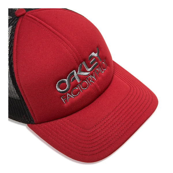 Casquette Oakley Factory Pilot Trucker Hat Iron Red 80U
