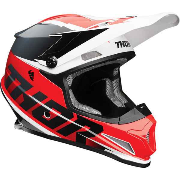Casque Thor Helmet Sector Fader Noir Rouge