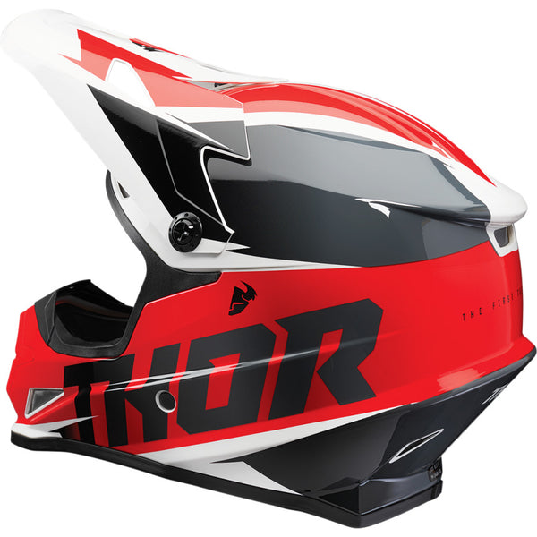 Casque Thor Helmet Sector Fader Noir Rouge