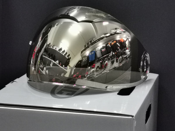 Ecran silver chrome pour Casque HJC i40