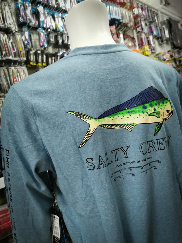 Sweat-Shirt Protection Uv 40 Salty Crew  Angry Bull Blue