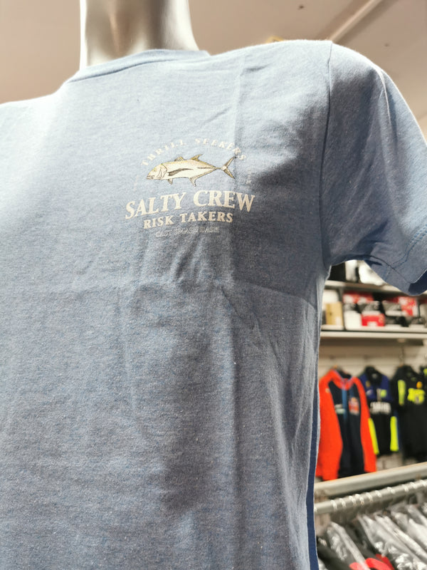 Tee-Shirt Salty Crew Gt Sd S/S Light Bleu 20035375