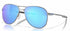 Lunette Oakley Contrail Satin Chrome Prrizm Sapphire