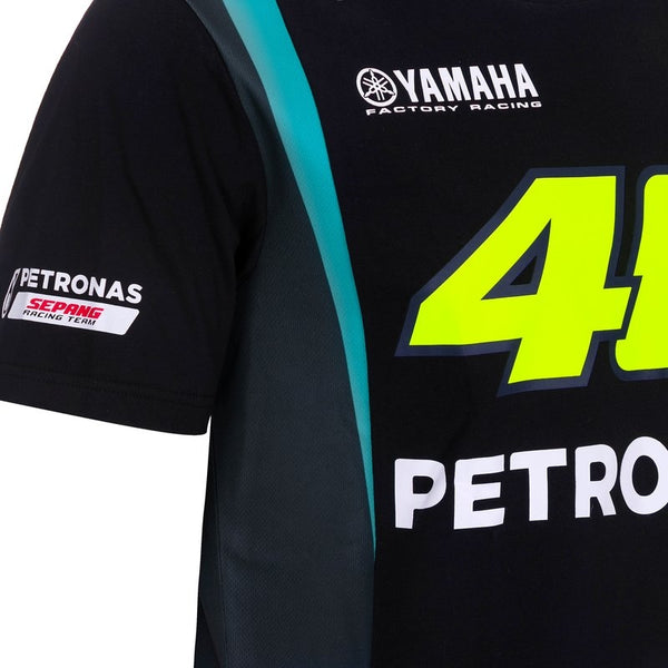 Tee-Shirt Vr46 Petronas Dual Noir