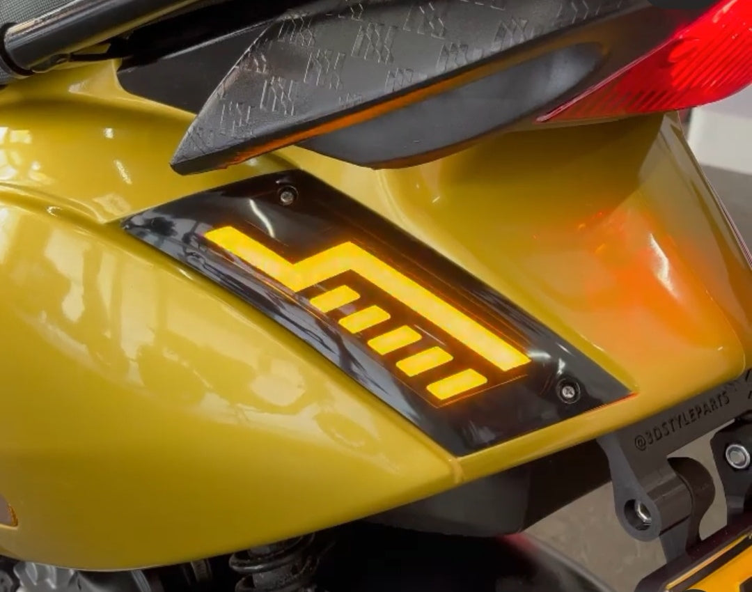 Ensemble Clignotants Arrière dynamique style Piaggio zip Sp Fumé