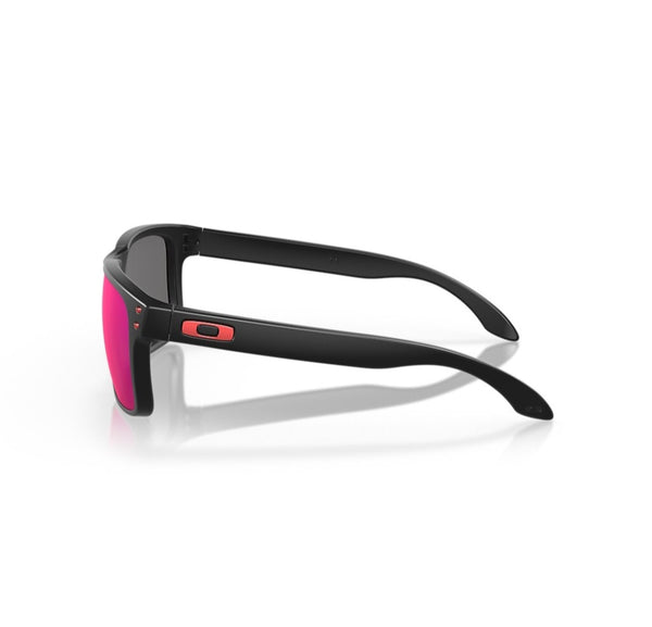 Lunette Oakley Holbrook matte black positive red iridium OO9102-36