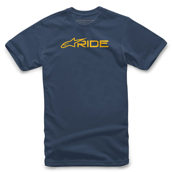 TEE-SHIRT ALPINESTARS RIDE 3.0 NAVY GOLD 1232-72200 7059