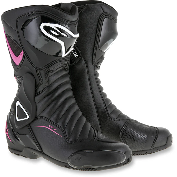 BOTTES ALPINESTARS STELLA SMX-6 V2 BLACK WHITE FUCSHIA 2223117 1032