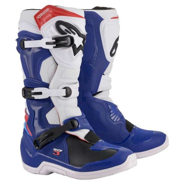 Bottes Alpinestars Tech 3 bleu blanc rouge