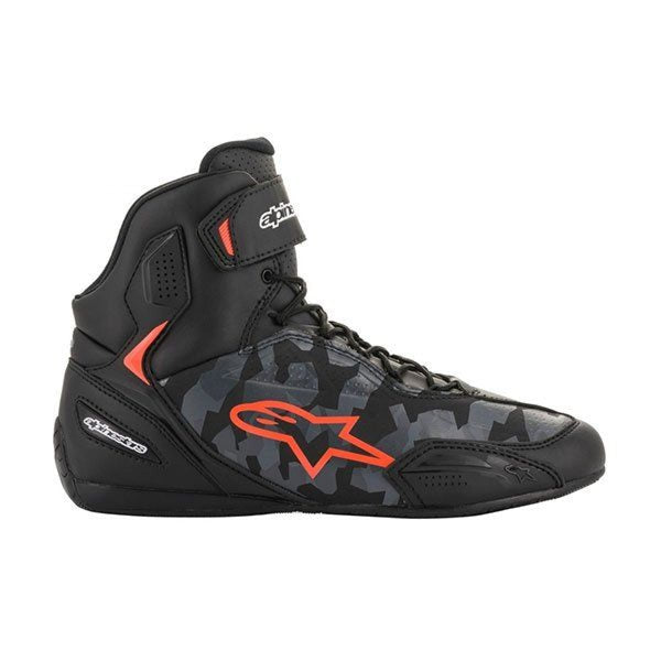 Bottes Alpinestars Faster-3 black gray camo red fluo
