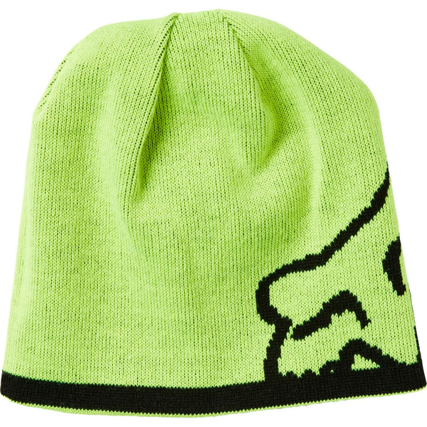 Bonnet Fox Racing Streamliner Reversible Noir Jaune Fluo