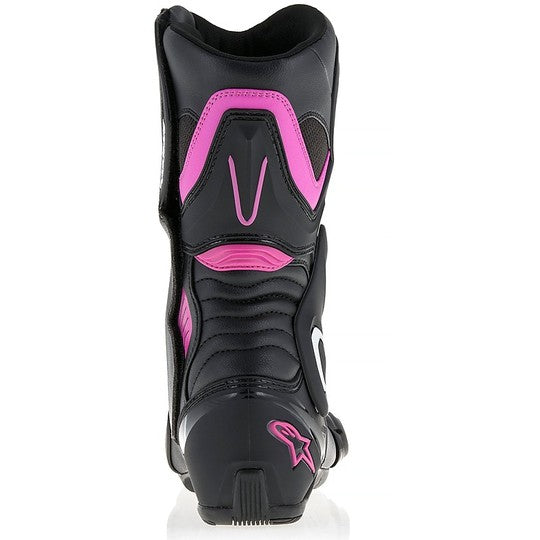 BOTTES ALPINESTARS STELLA SMX-6 V2 BLACK WHITE FUCSHIA 2223117 1032