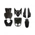 KIT DE CARENAGE STUNT 7 PIECES - NOIR BRILLANT