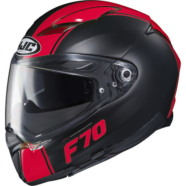 CASQUE F70 MAGO HJC MC1SF / NOIR / ROUGE