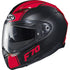 CASQUE F70 MAGO HJC MC1SF / NOIR / ROUGE