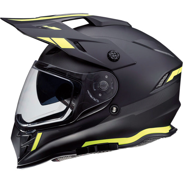 Casque Z1R RANGE UPTAKE DUAL SPORT noir jaune
