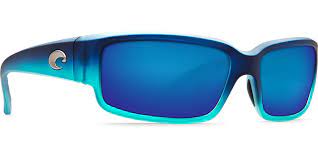 Lunette Costa Cat Cay 73 Matte Caribbean Fade Blue Mirror 580p 9921