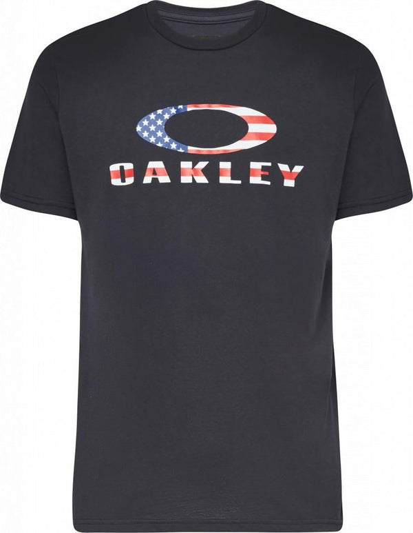 Tee-Shirt Oakley O Bark Black American Flag