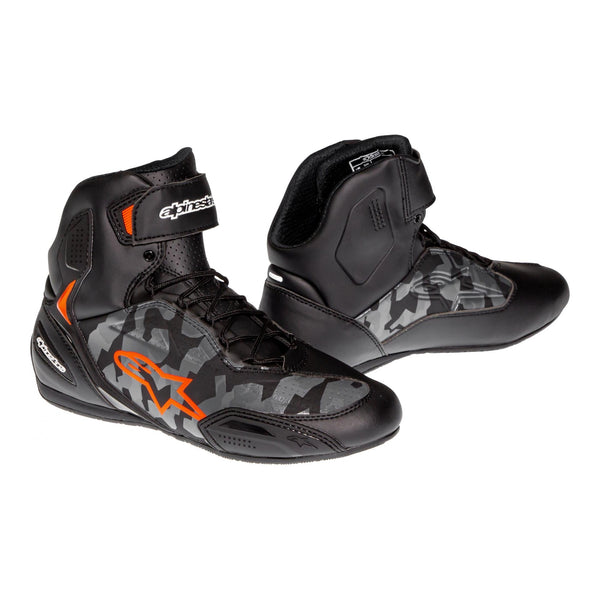 Bottes Alpinestars Faster-3 black gray camo red fluo 2510219-9003