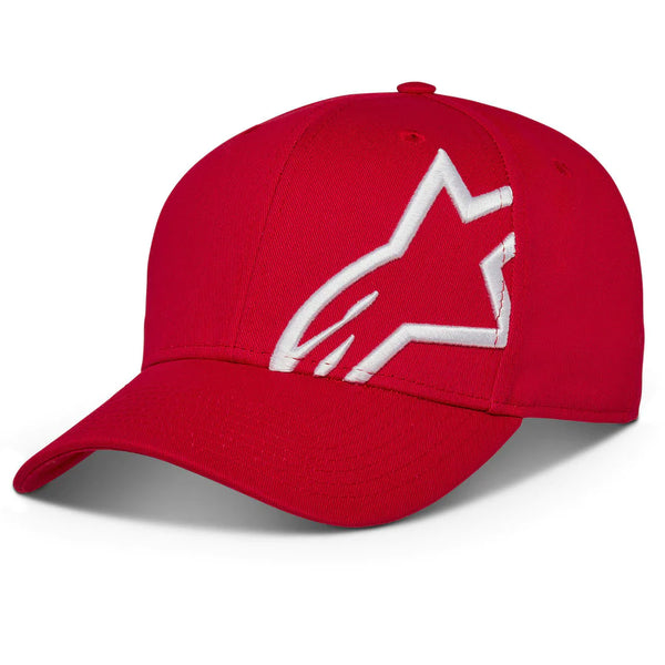 CASQUETTE ALPINESTARS CORP SNAP 2 HAT  RED WHITE 1211-81009 3020