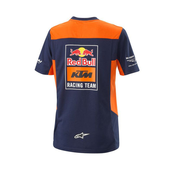 Tee-Shirt Ktm Red Bull Replica Team Bleu Orange Femme 3RB220027304