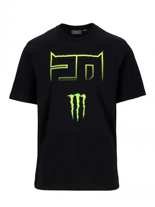 Tee-Shirt Fabio Quartararo Monster Energy Dual Collection Logo Monster Homme 22 33701