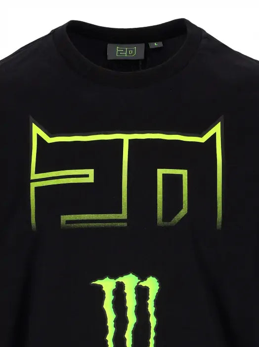 Tee-Shirt Fabio Quartararo Monster Energy Dual Collection Logo Monster Homme 22 33701