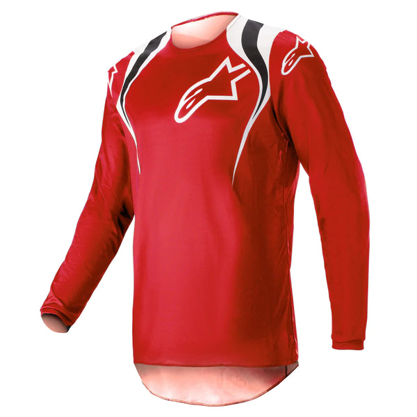 MAILLOT ALPINESTARS FLUID NARIN JERSEY ROUGE BLANC 3761823 3120 CROSS PROMO