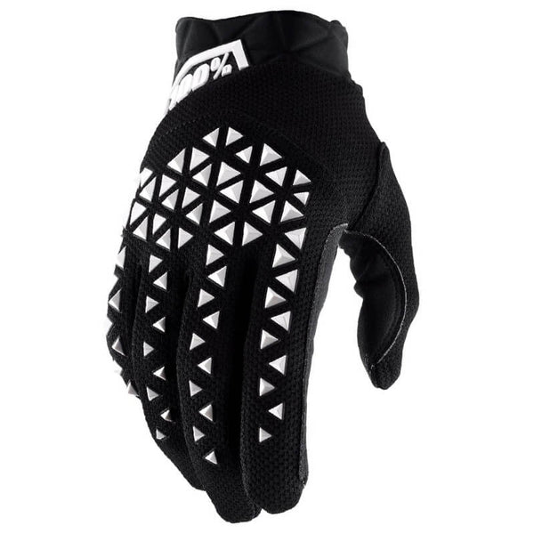 Gants 100% Airmatic Gloves Noir Blanc