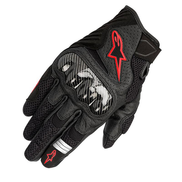 Gants Alpinestars Smx-1 Air V2 Noir Rouge Fluo 3570578 1030