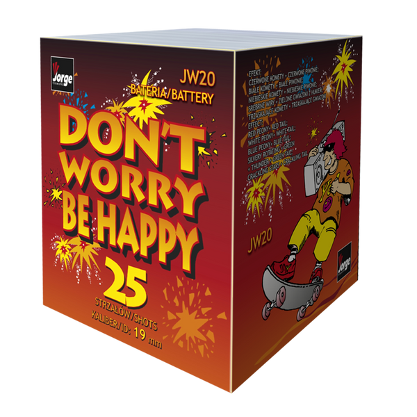 Feux d'artifices DON'T WORRY BE HAPPY JW20