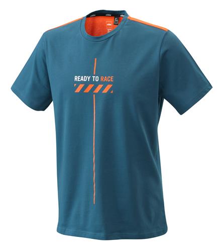 Tee-Shirt Ktm Pure Style Tee Bleu Orange