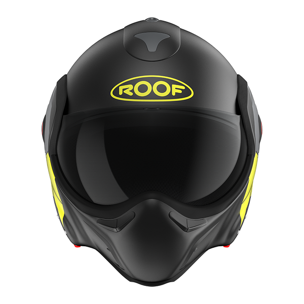 Casque Roof RO9 Boxxer Hawk Noir-Jaune Matte 01273158 boxxer promo DESTOCKAGE